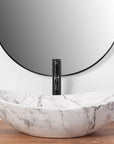 Umywalka nablatowa Rea Royal Statuario Marble Matt