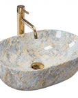 Umywalka Nablatowa REA Amelia Ruststone 48  1