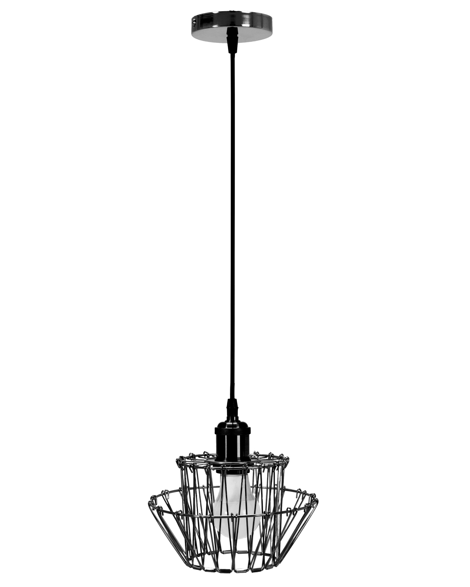 Lampa Sufitowa Wisząca APP941-1CP Set 36cm Czarna  4