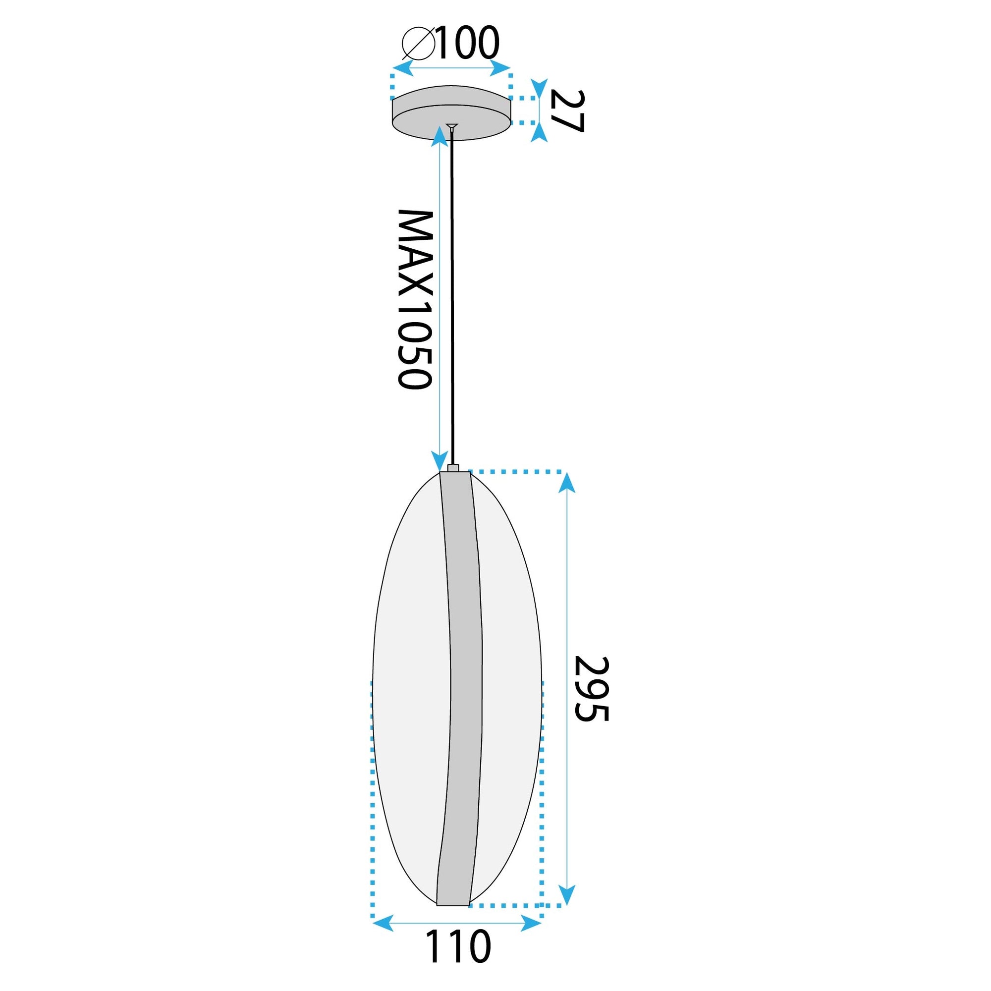 Lampa Sufitowa Wisząca Led G131-cp Gold  5