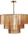 Lampa Sufitowa Wisząca APP1677-8CP Brązowa  1