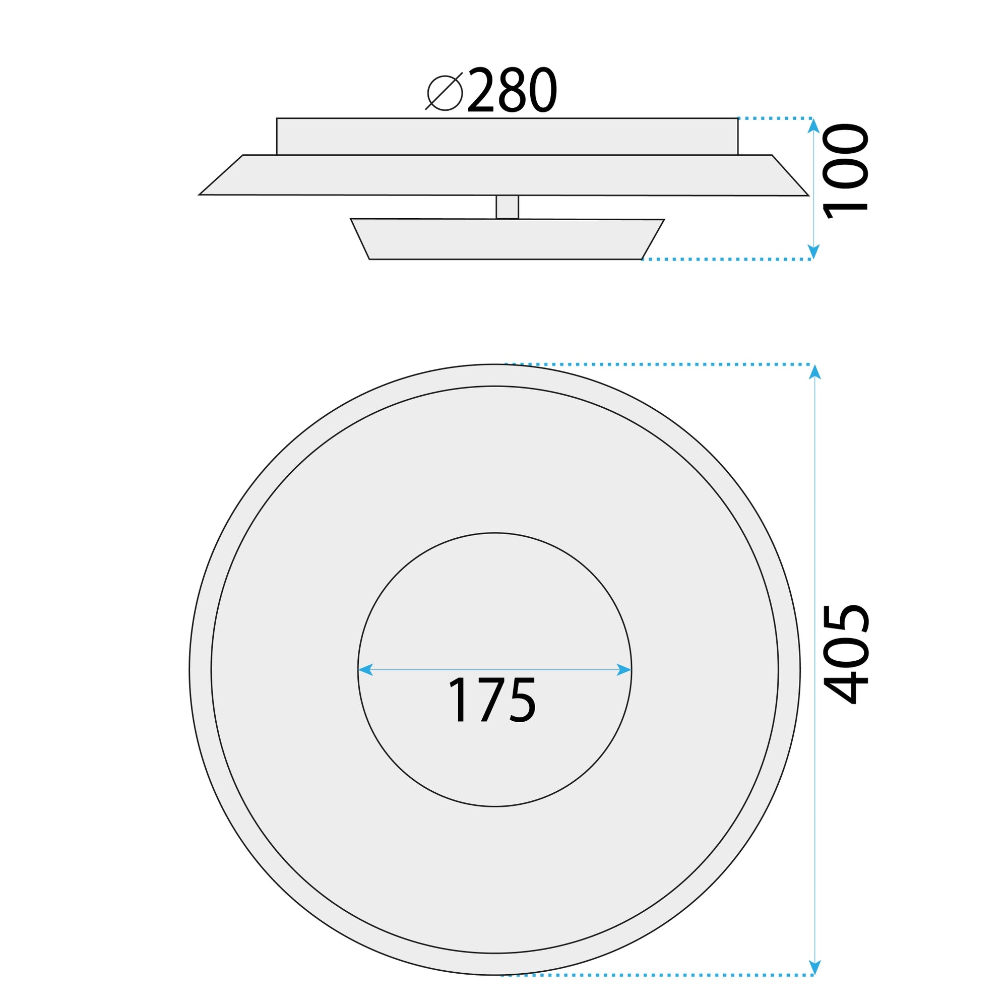 LAMPA LED SUFITOWA GREEN APP1460  11