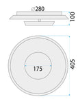 LAMPA LED SUFITOWA GREEN APP1460  11