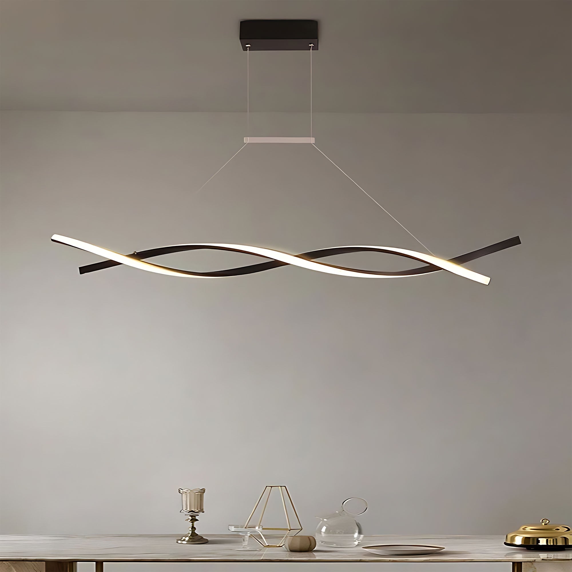 Lampa Sufitowa Wisząca Led Lhj020-cp Czarna  24