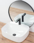 Bateria Umywalkowa REA CREEK Czarna Niska
