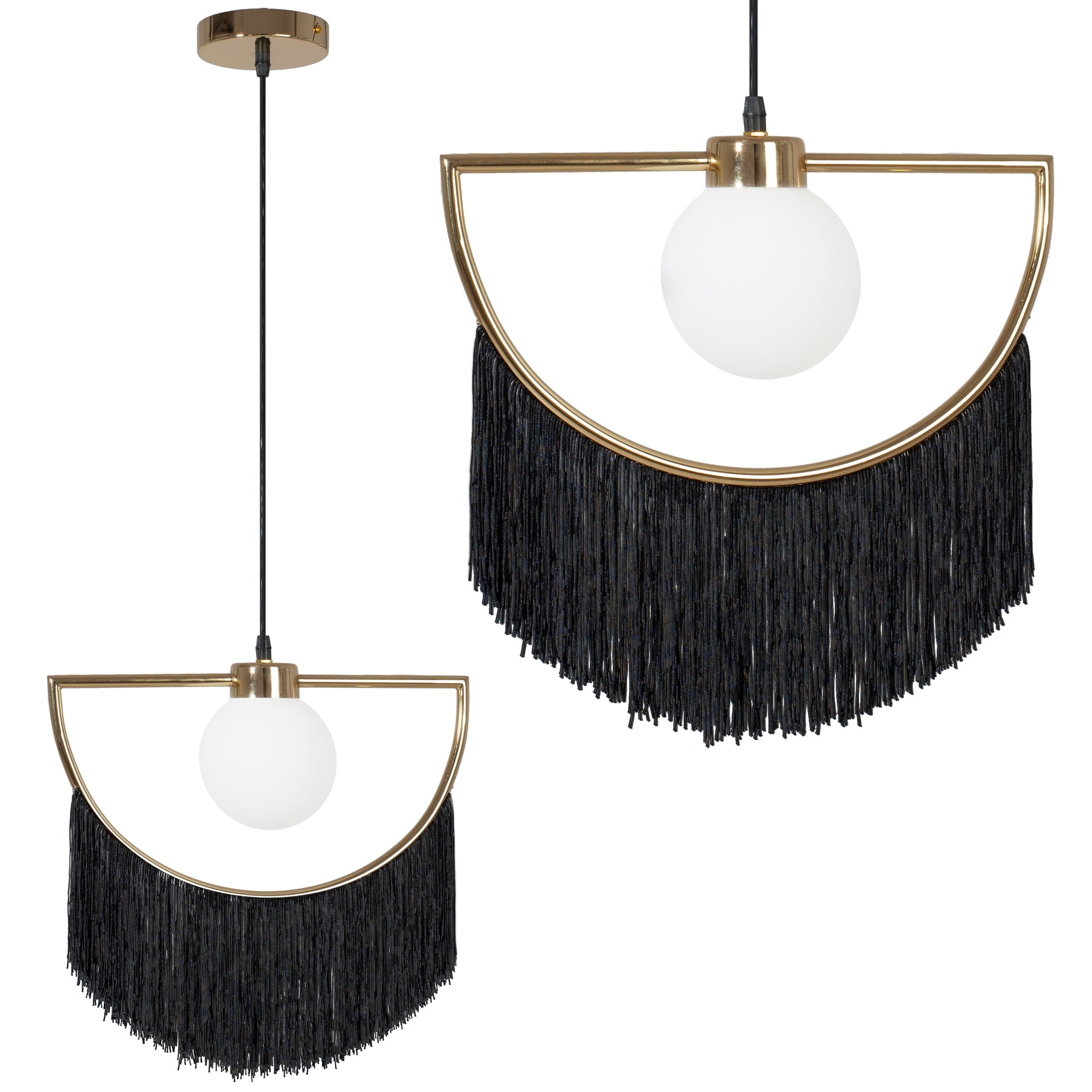 LAMPA SUFITOWA WISZĄCA APP968 Złota  1