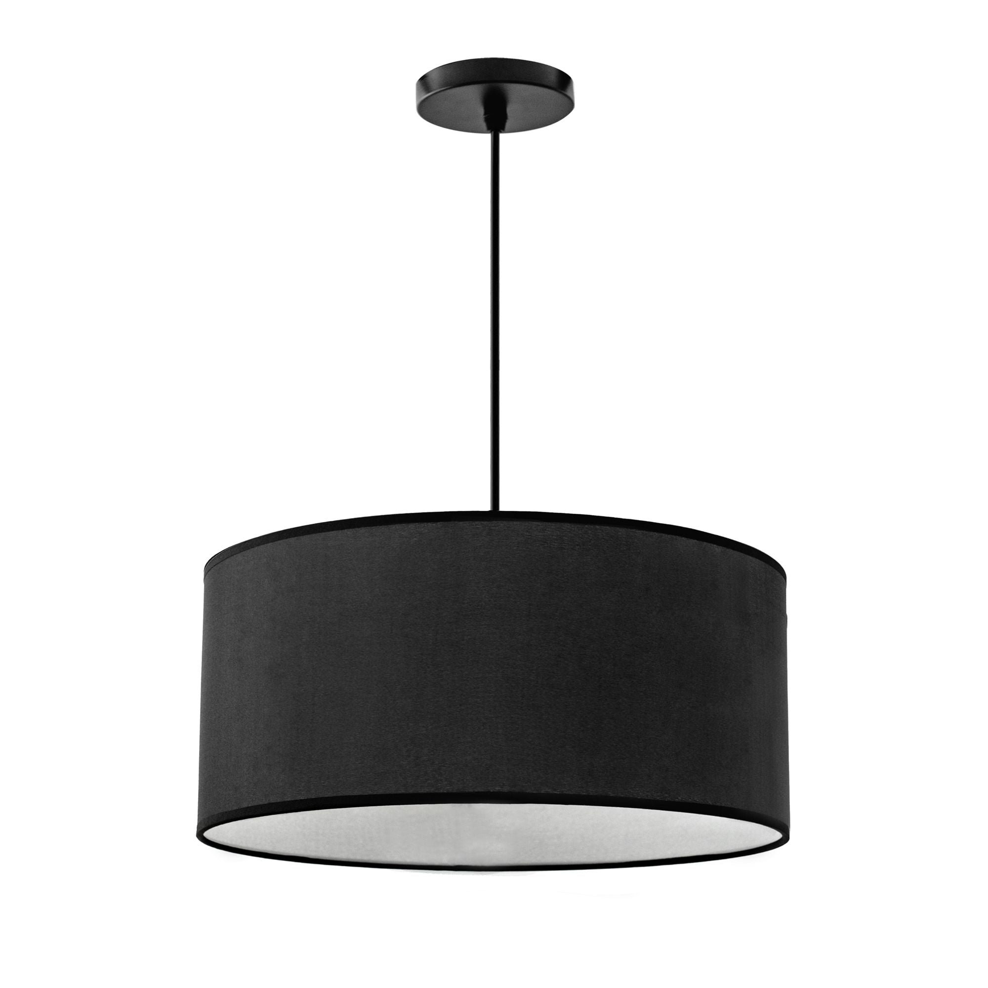 Lampa Wisząca  40cm APP623-1CP Czarna