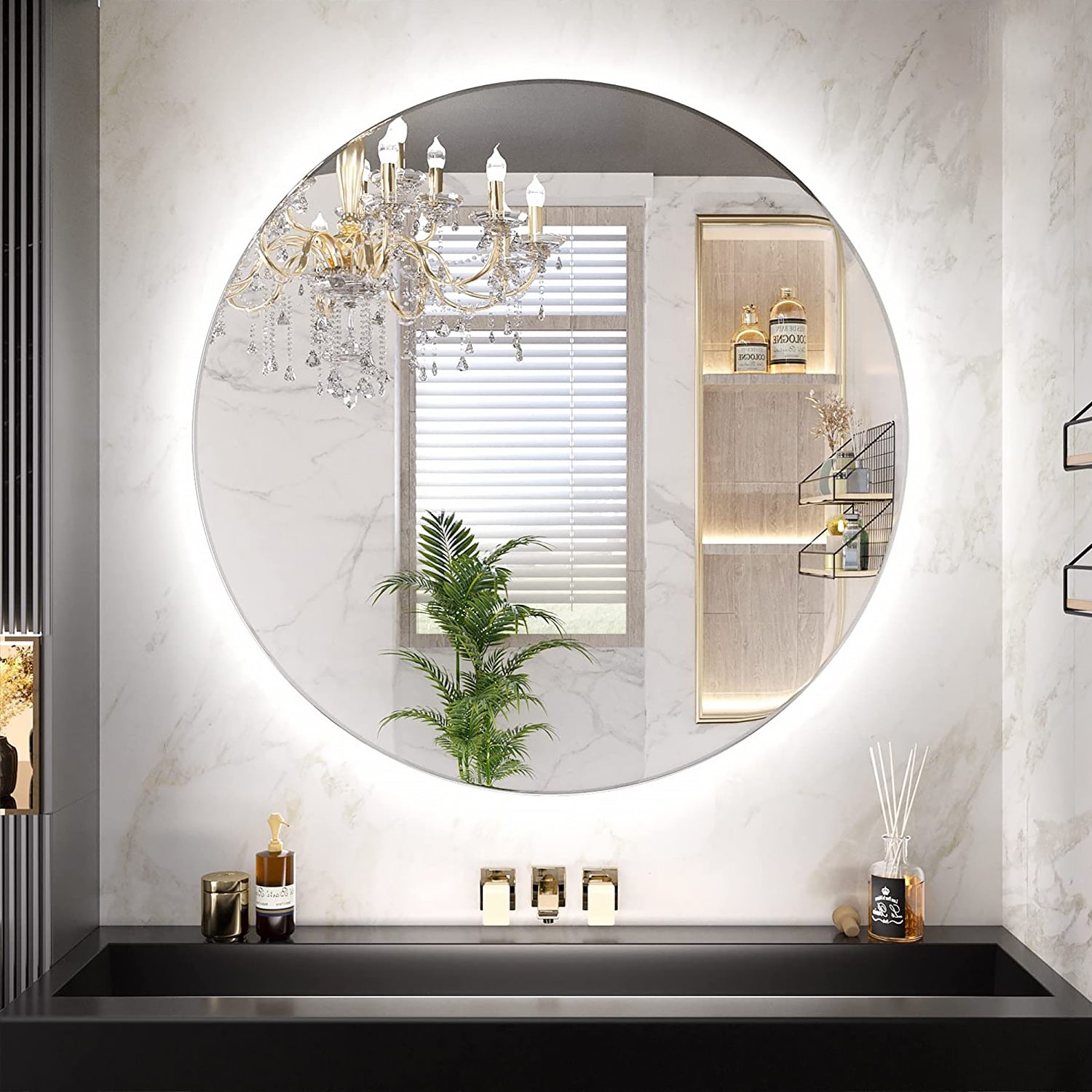 Lustro Ścienne Led 80cm Hzj080  7