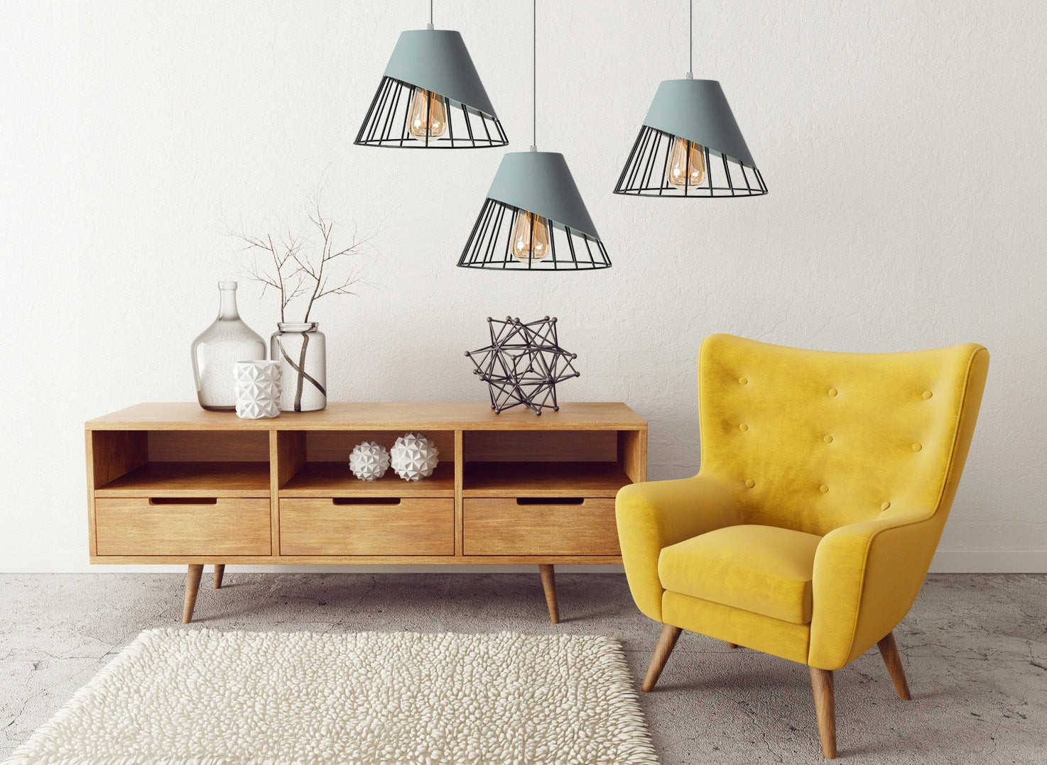 Lampa Wisząca APP229-1CP  4