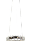 Kryształowa Lampa Sufitowa LED APP1041-CP + pilot  13