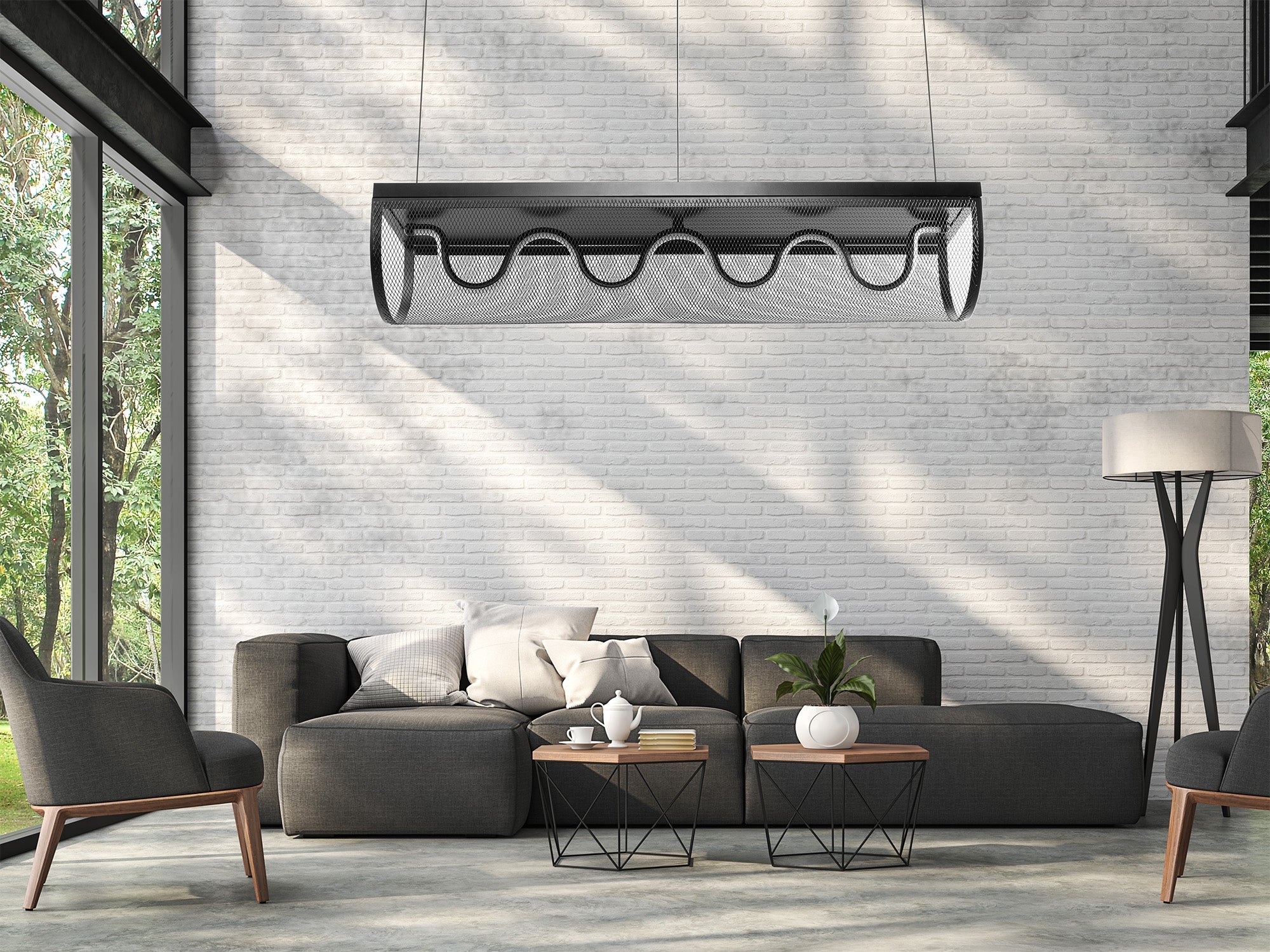 Lampa Sufitowa Wisząca Led App1409-cp  8