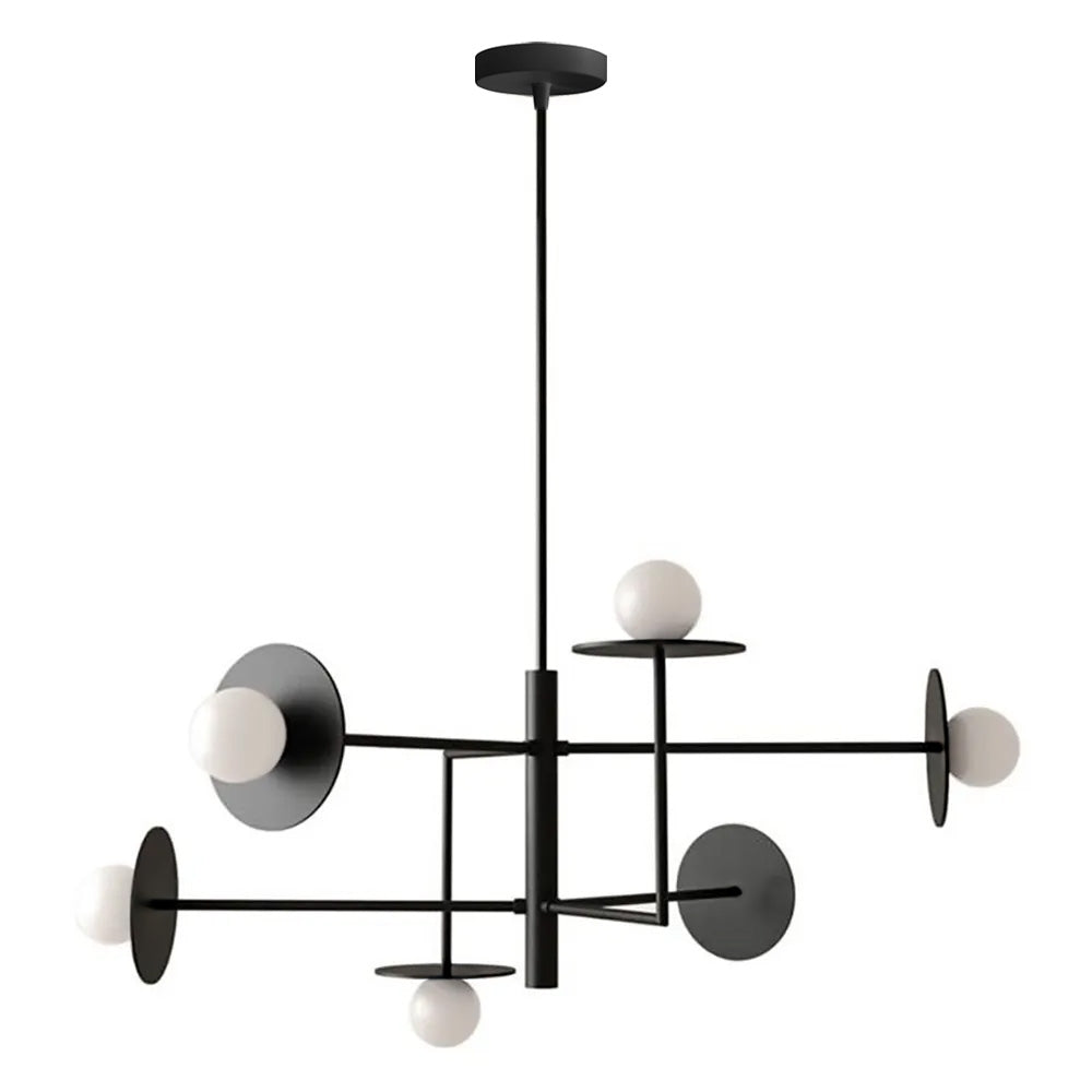 Lampa Wisząca APP1668-6CP Black  1