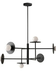 Lampa Wisząca APP1668-6CP Black  1