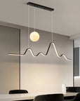 Lampa Wisząca Led Lhj033-cp 120 Cm Czarna  4