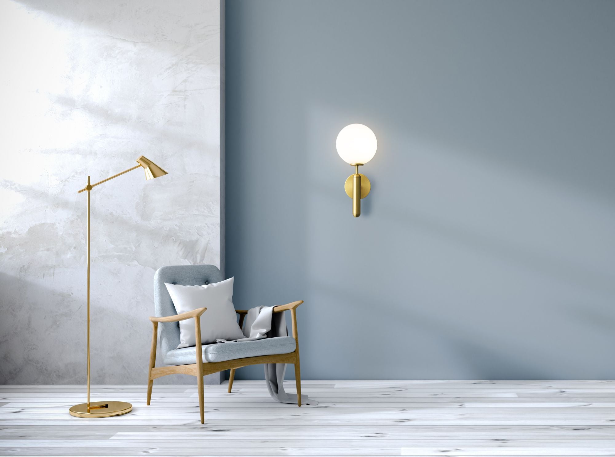 LAMPA ŚCIENNA KINKIET APP894-1W  Złota