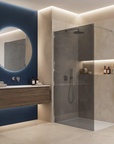 Kabina prysznicowa Walk-In Rea Flexi Grey / Chrome 90  3