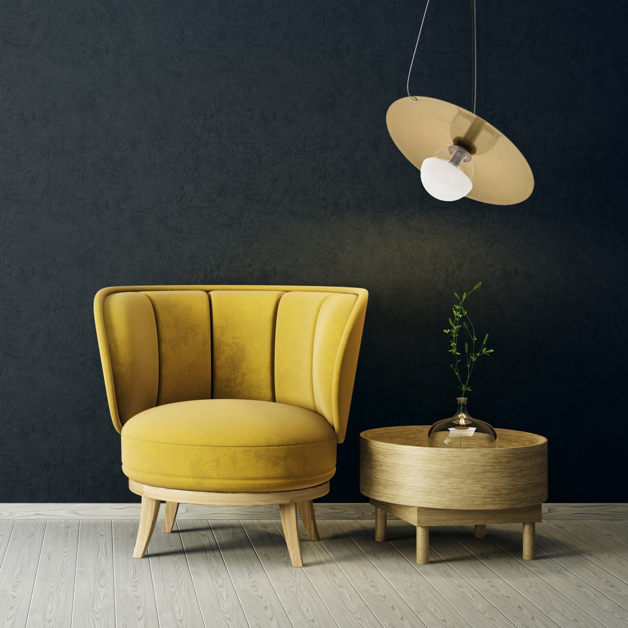 Lampa Sufitowa Wisząca App1417-cp Czarna/złota  9
