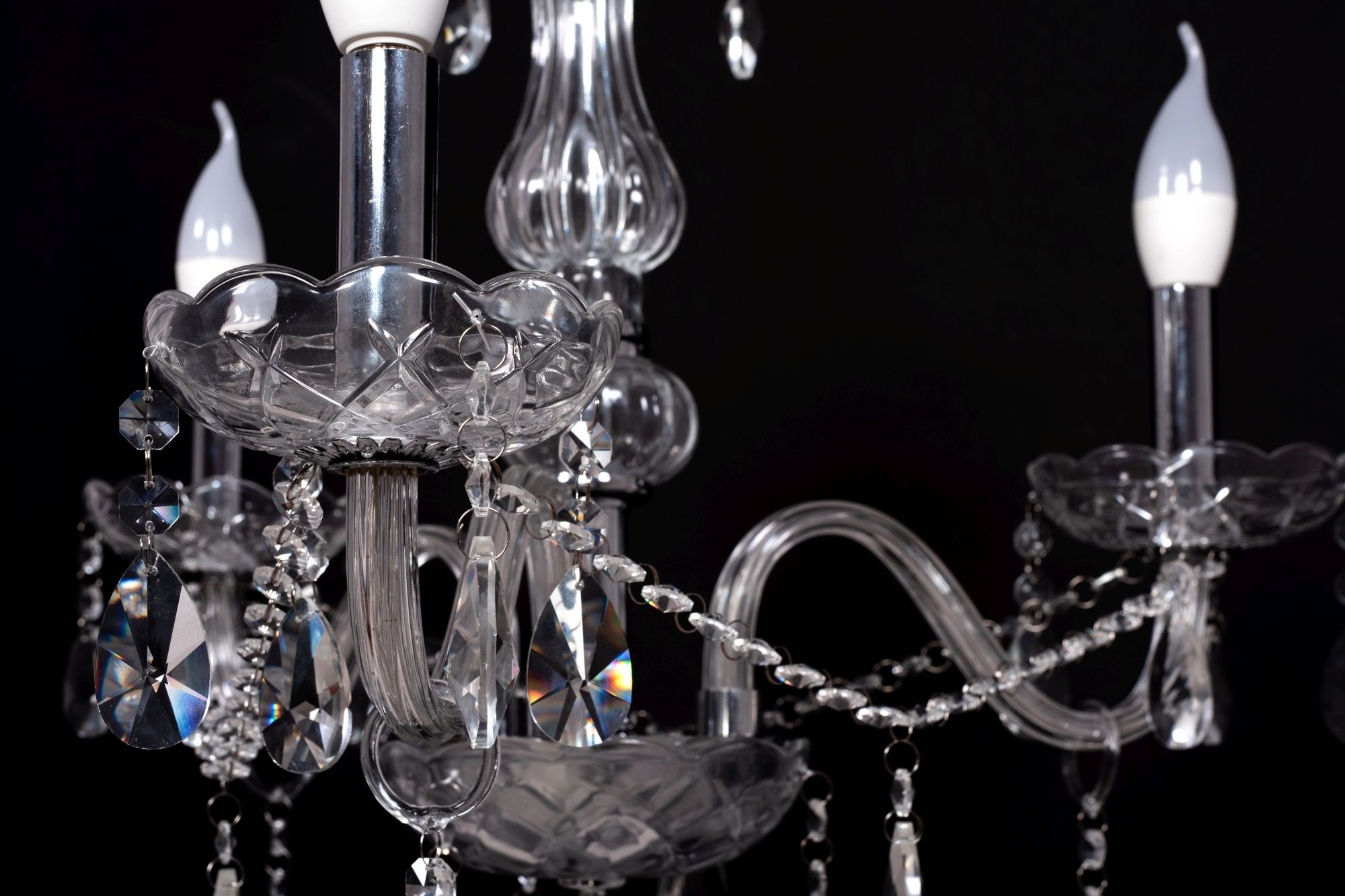 Lampa Kryształowa Żyrandol 300752