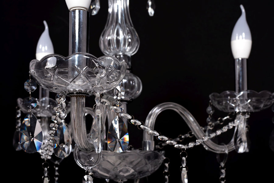 Lampa Kryształowa Żyrandol 300752