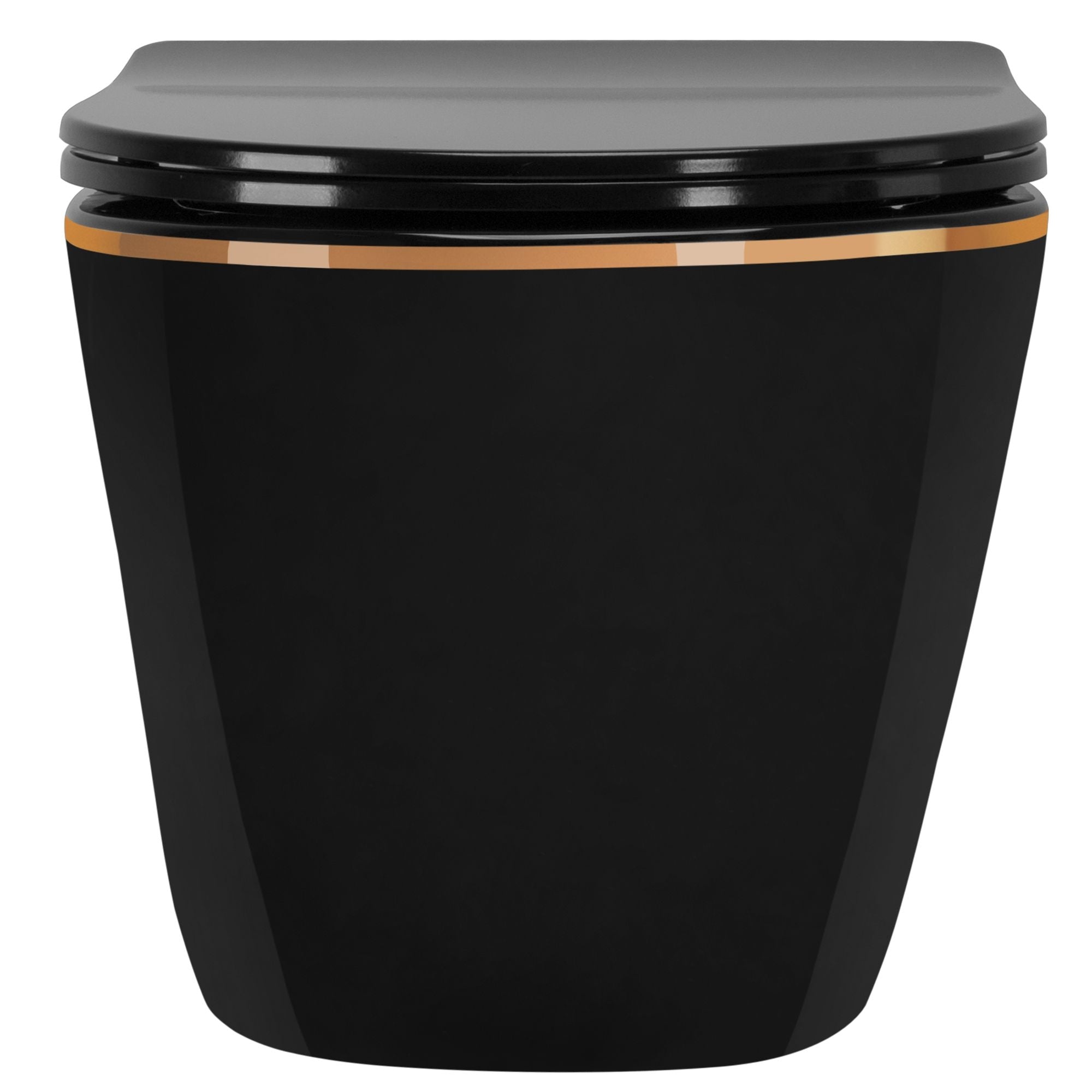 Misa Wc Podwieszana Rea Carlo Mini Tornado Black Gold Egde  3