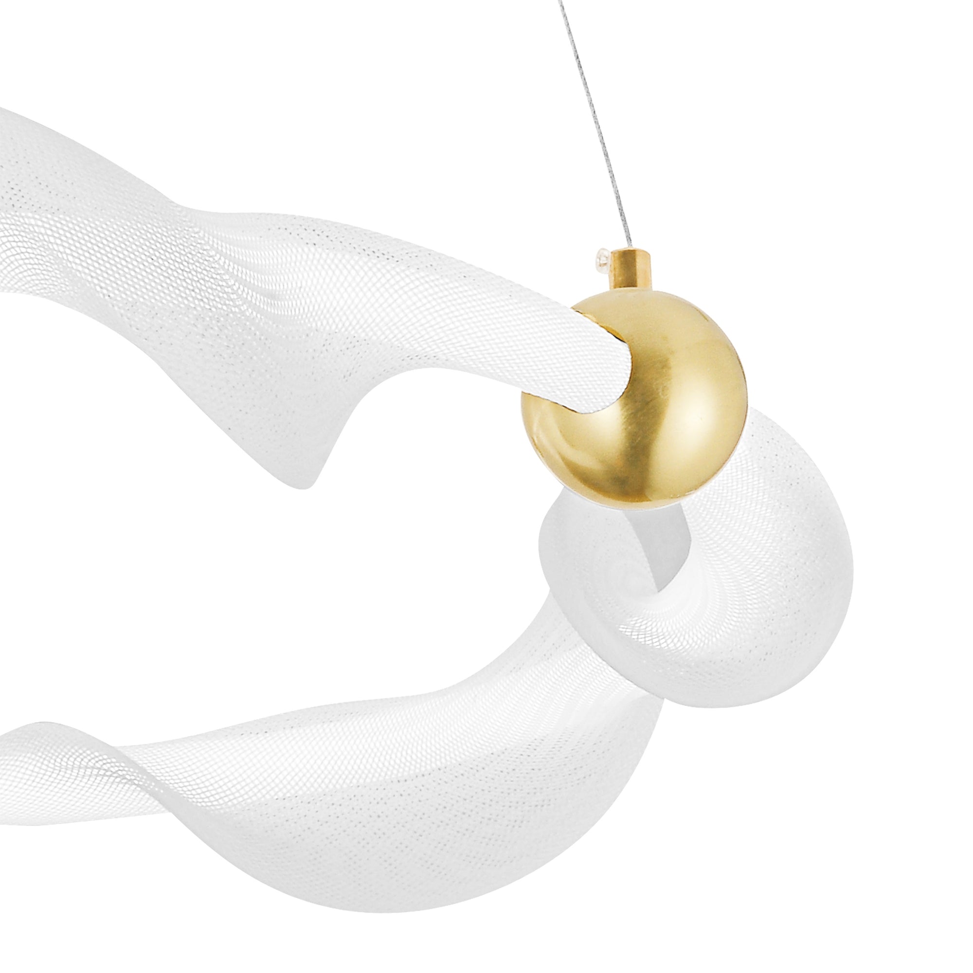 Lampa Wisząca Led G010-cp Biały/złoty  3