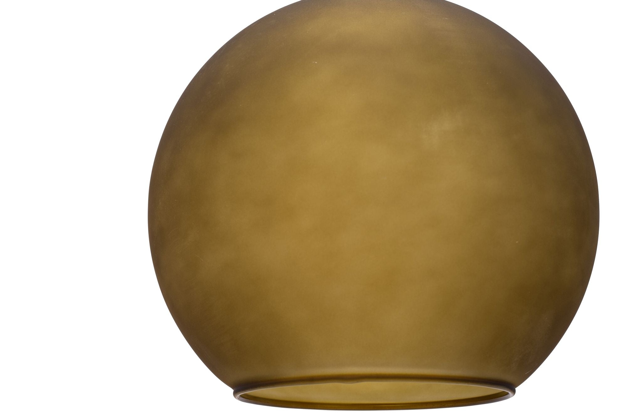 Lampa Sufitowa Wisząca Szklana Mat Kula 25cm APP627-1CP