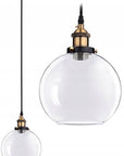 Lampa sufitowa wisząca szklana Verto B