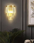 Lampa kryształowa kinkiet APP1535-1W Złota  9