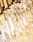 Lampa sufitowa kryształowa APP601-C Złota