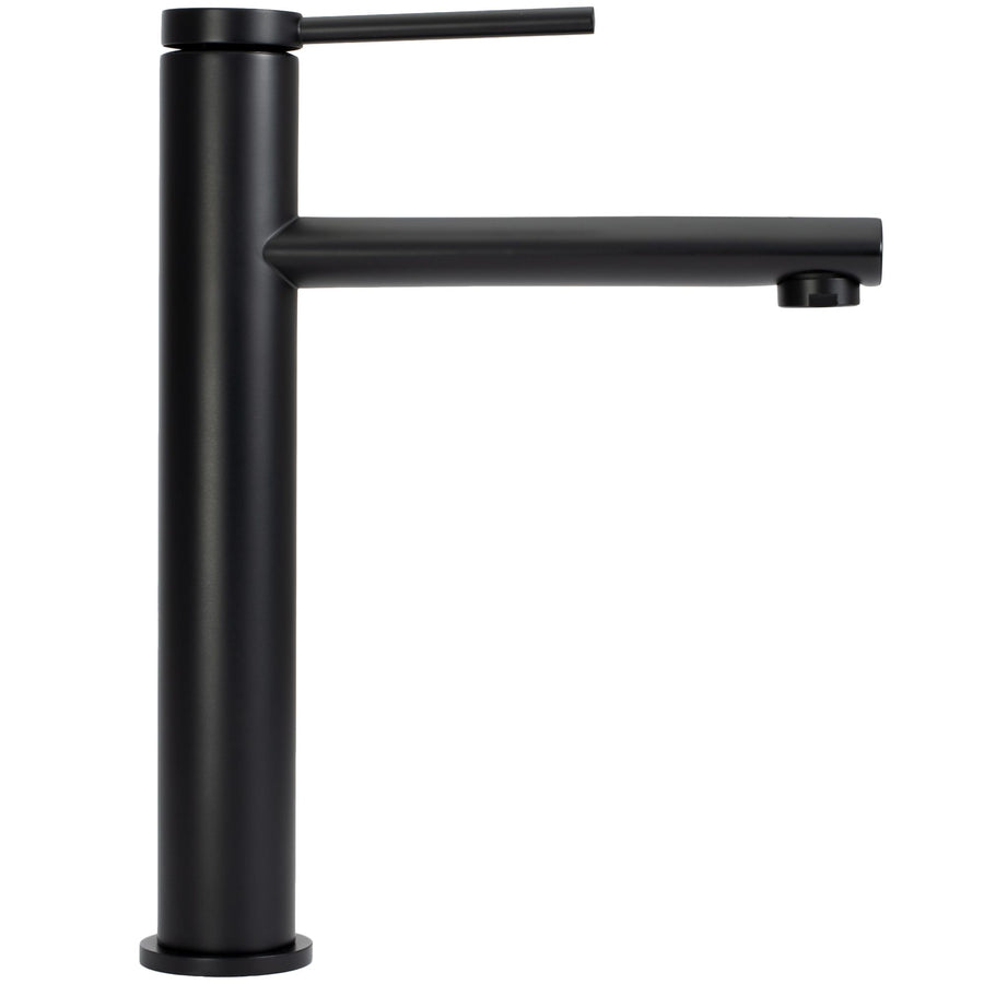 Bateria Umywalkowa REA OVAL Czarna Wysoka
