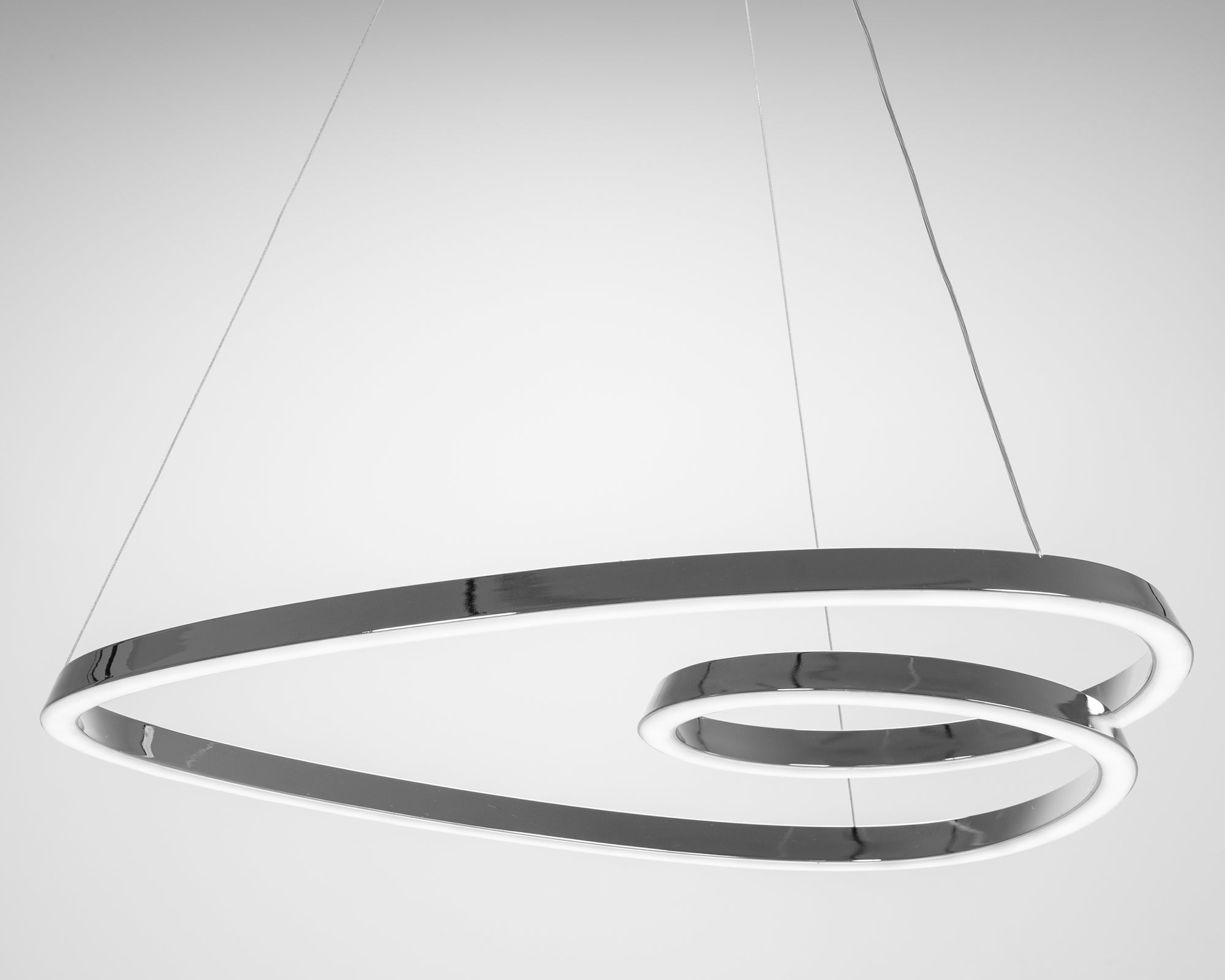 Lampa Sufitowa Wisząca Loop LED + Pilot APP798-cp Chrom  4