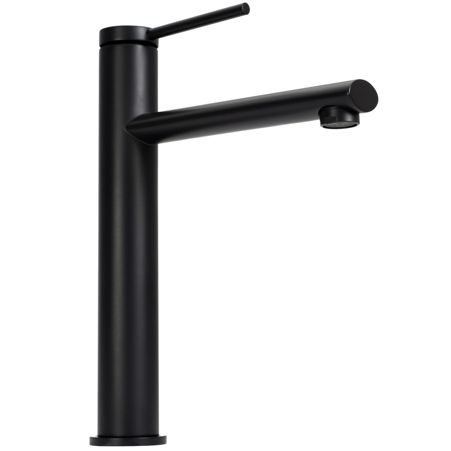 Bateria Umywalkowa REA OVAL Czarna Wysoka