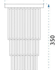 LAMPA KRYSZTAŁOWA PLAFON APP787-3C