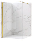 Kabina prysznicowa Walk-In Rea Flexi Transparent / Gold 130  10