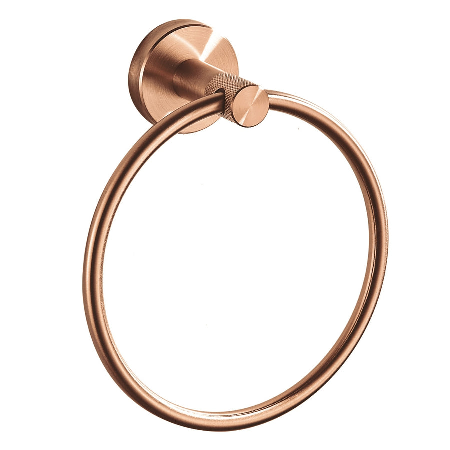 Wieszak łazienkowy RING 6610 Modern Miedź Szczotkowana  3