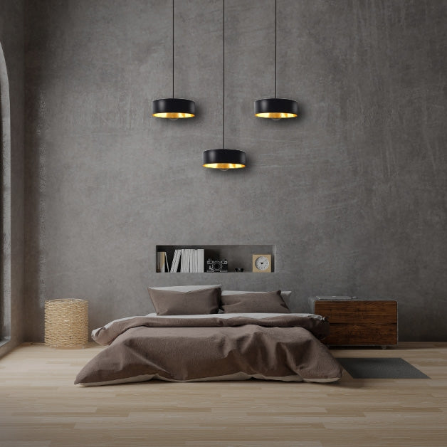 Lampa Wisząca APP1333-1CP BLACK GOLD  5