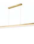 Lampa Wisząca Led App1697-cp 200 Cm Złota Szczotkowana  1