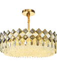 Lampa Kryształowa Wisząca APP1540-8CP60 Gold  1