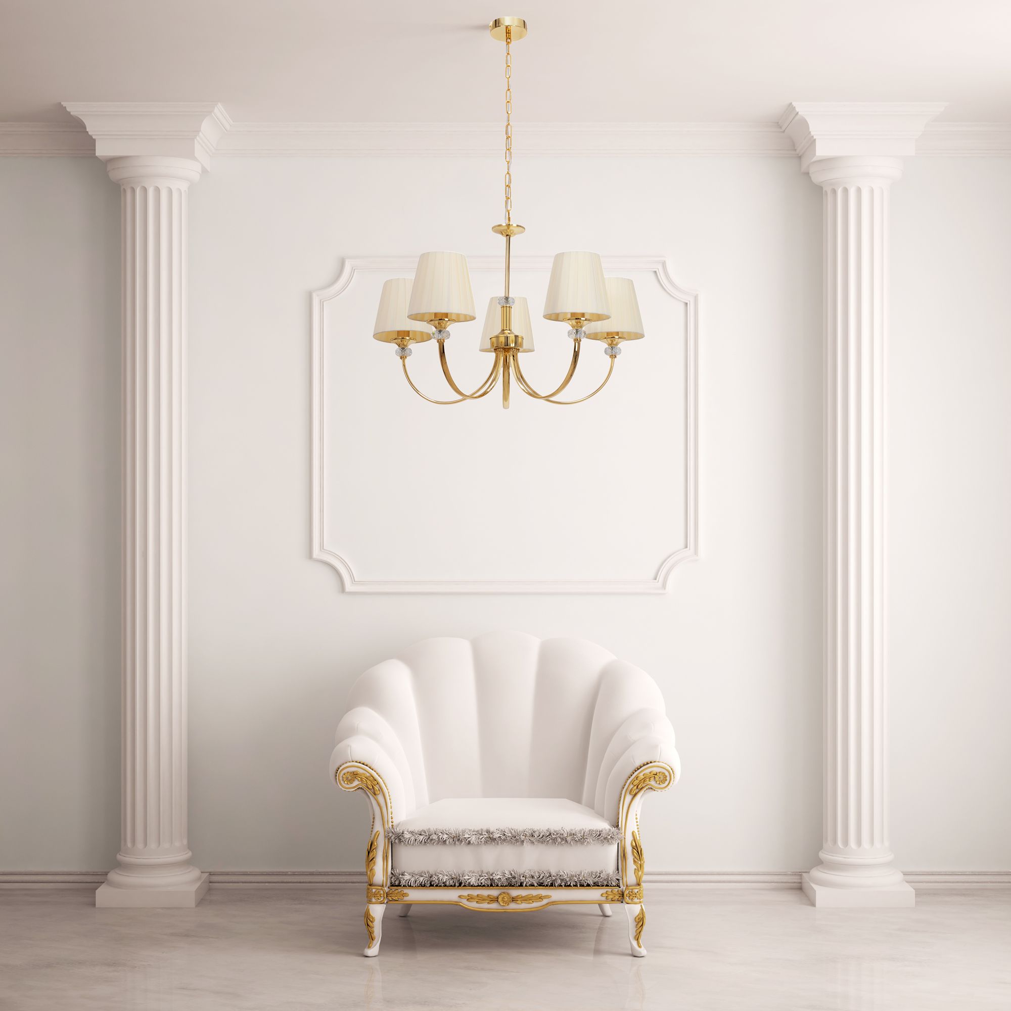 Lampa Wisząca z Kryształami APP1014-5CP