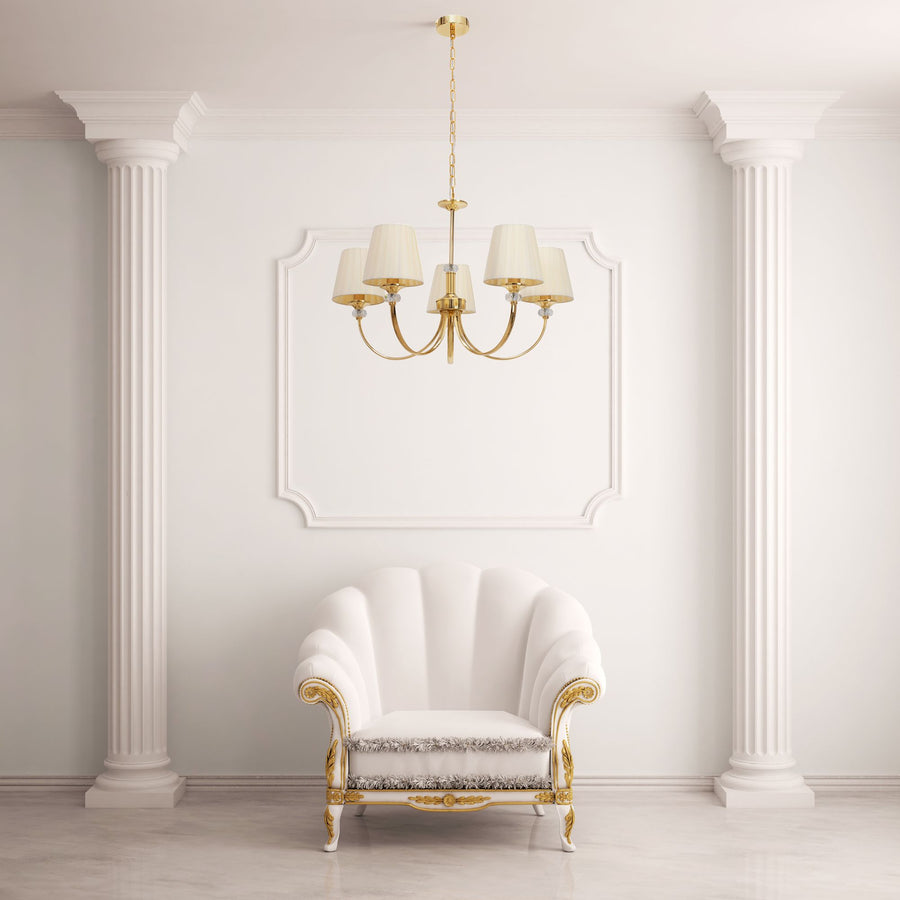 Lampa Wisząca z Kryształami APP1014-5CP