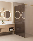 Kabina prysznicowa Walk-In Rea Flexi Brown / Gold 120  1