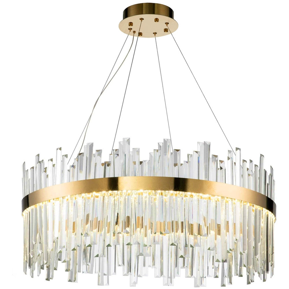 Lampa Sufitowa Kryształowa App1515-cp60 Złota  1