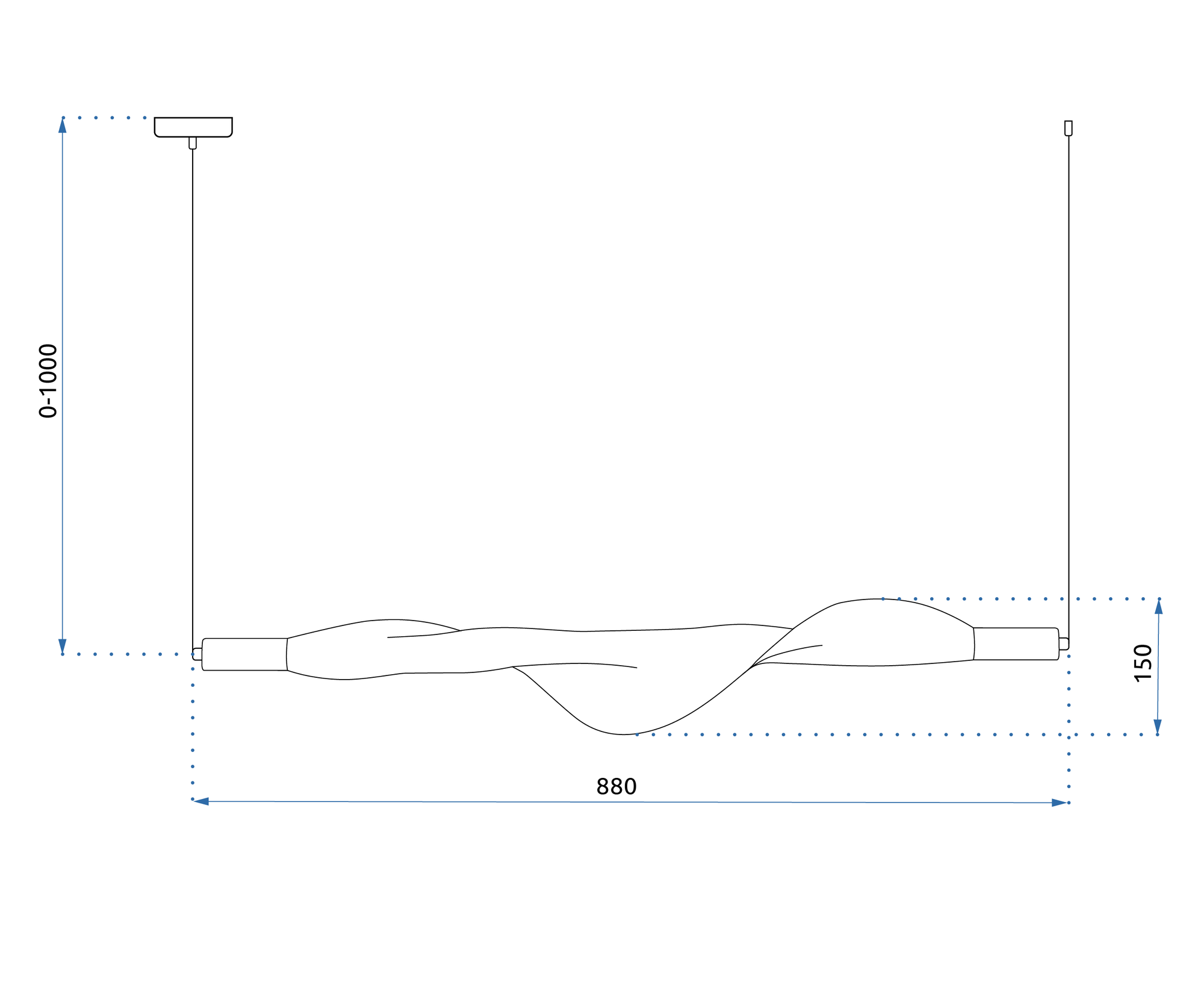 LAMPA SUFITOWA WISZĄCA LED APP1445-CP Złota  10