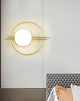 LAMPA ŚCIENNA KINKIET APP1436-W GOLD