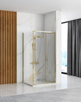 Kabina Prysznicowa Narożna Rapid Fold Złota Gold 90x100