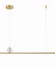 Lampa wisząca LED APP1778-CP Złota Szczotkowana  1