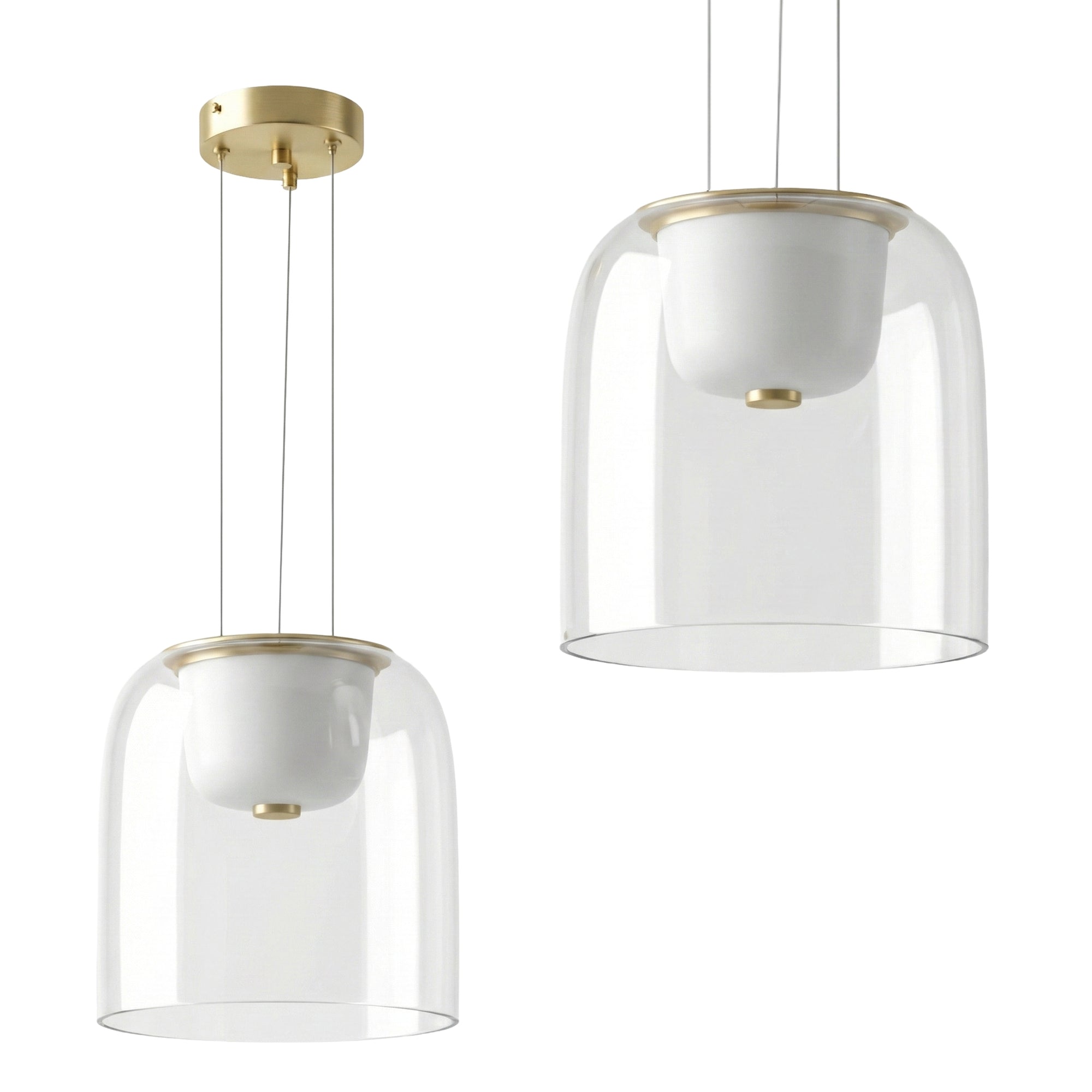 Lampa Wisząca Led APP1689-1PC A Złota  1