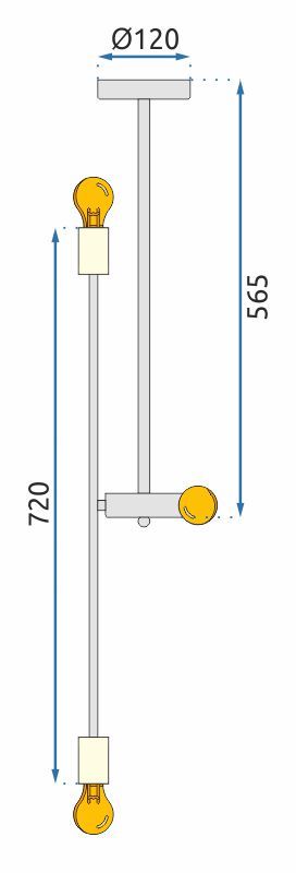 Lampa Wisząca APP1114-6CP