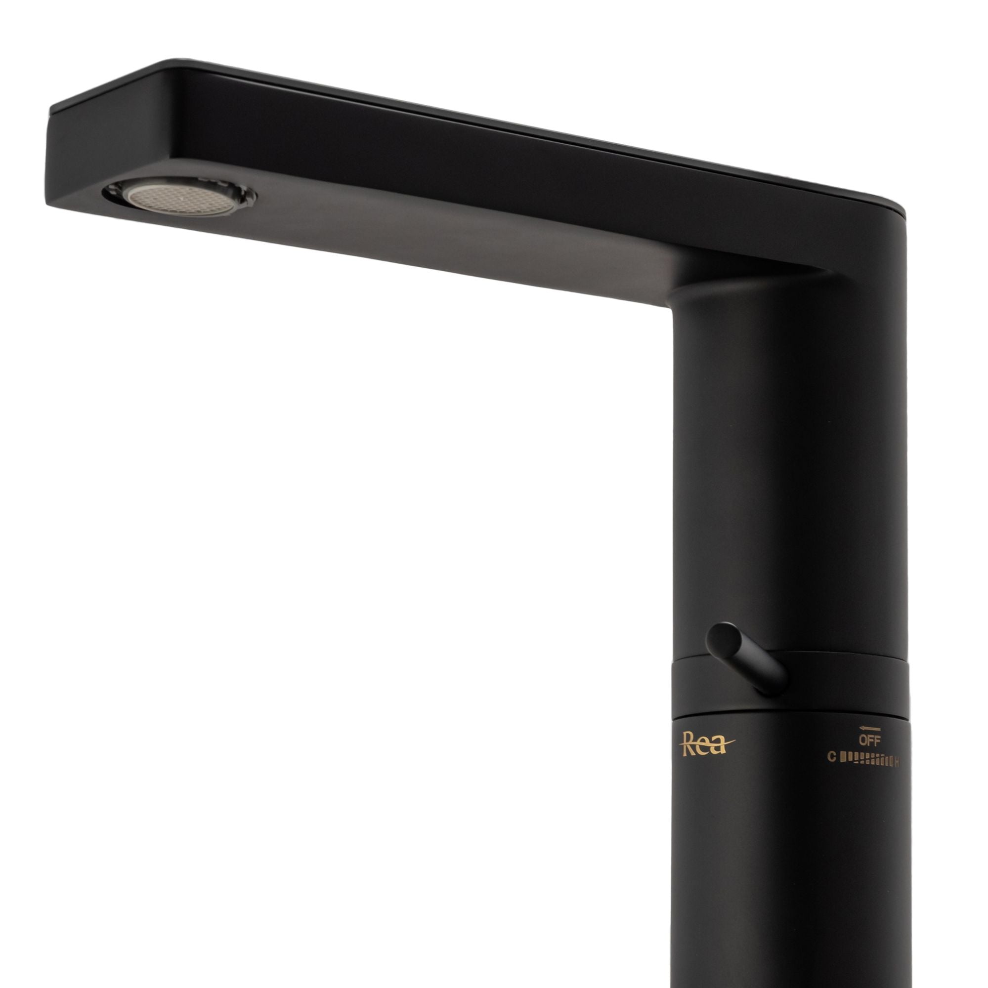 Bateria Umywalkowa REA AMAR LCD BLACK Czarna Niska