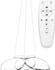Lampa sufitowa nowoczesna LED + PILOT APP795-CP Flat Chrom
